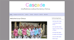 Desktop Screenshot of cascadeharmony.org